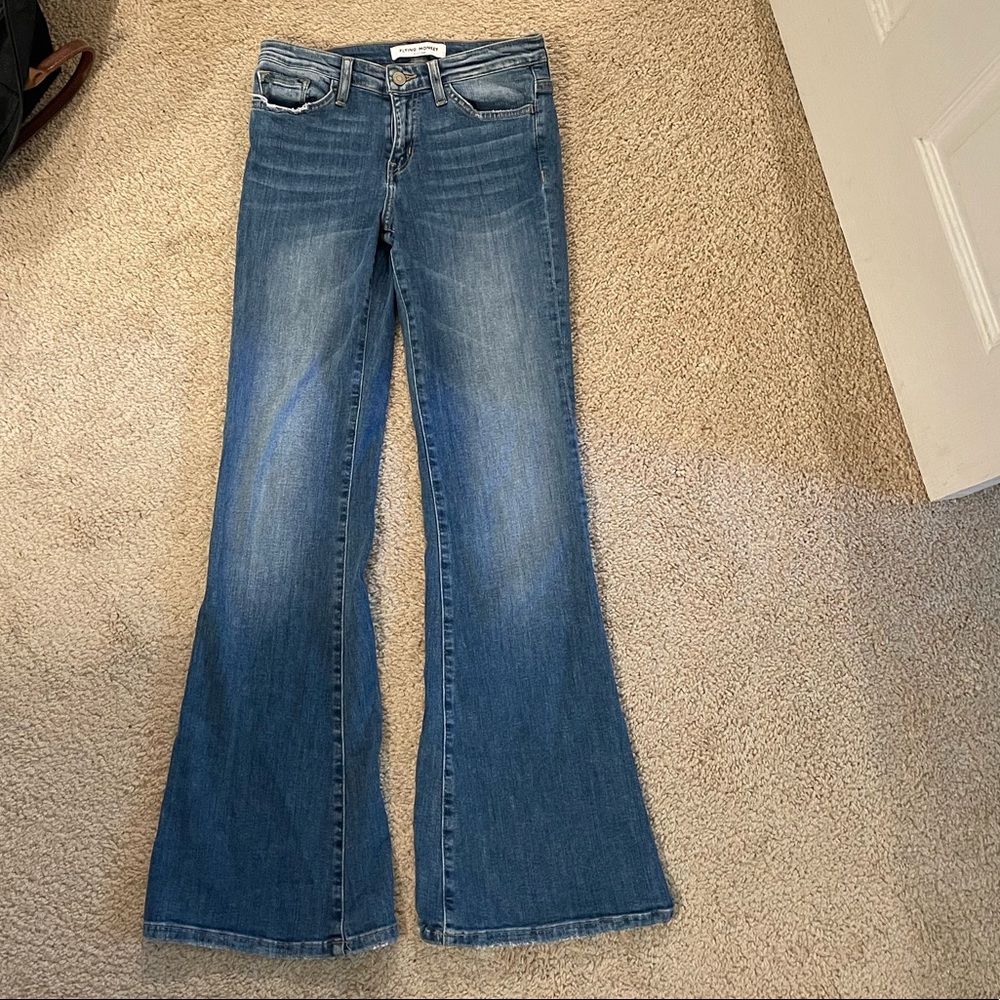Flying Monkey Bell Bottoms Jeans Size 25